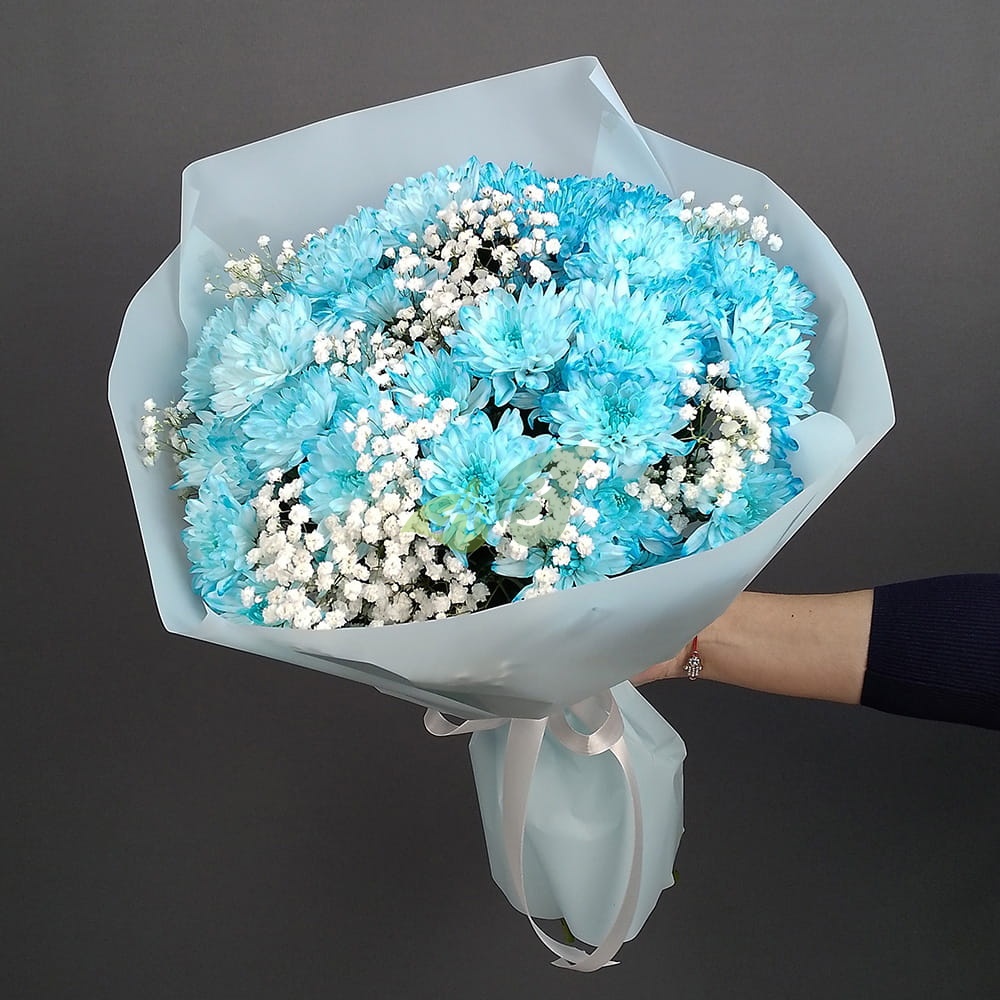 Букет цветов из роз и гвоздик Мгновение